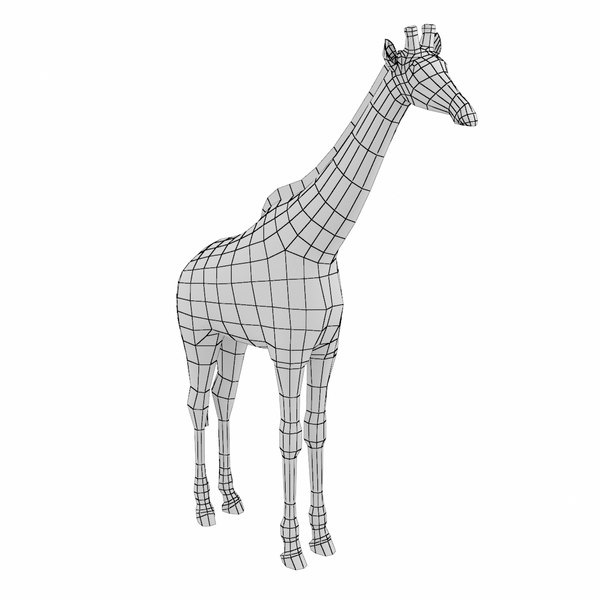 3D model mesh giraffe animal anatomy - TurboSquid 1249134