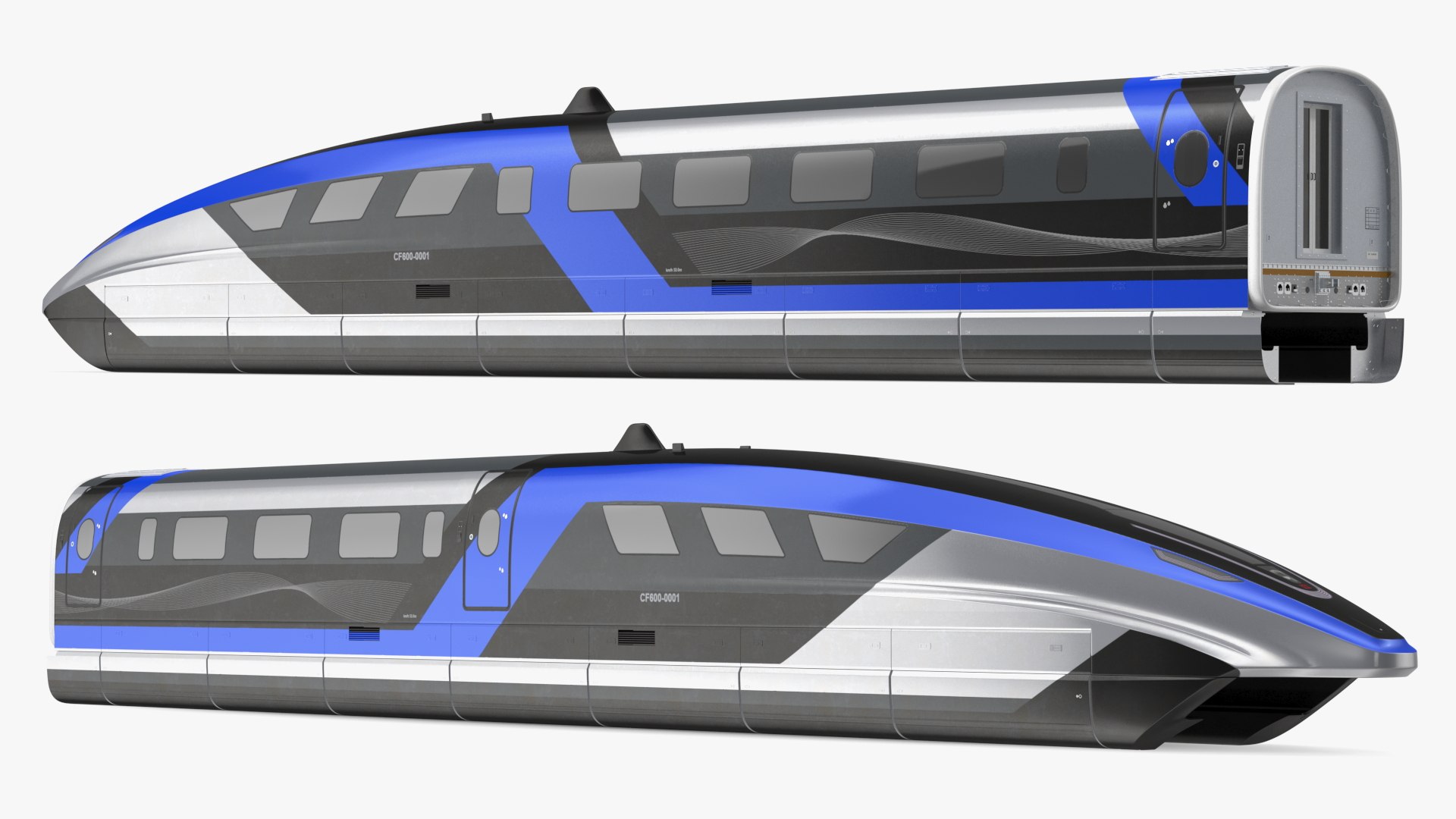 3D Magnetic Levitation Train Locomotive - TurboSquid 2080791