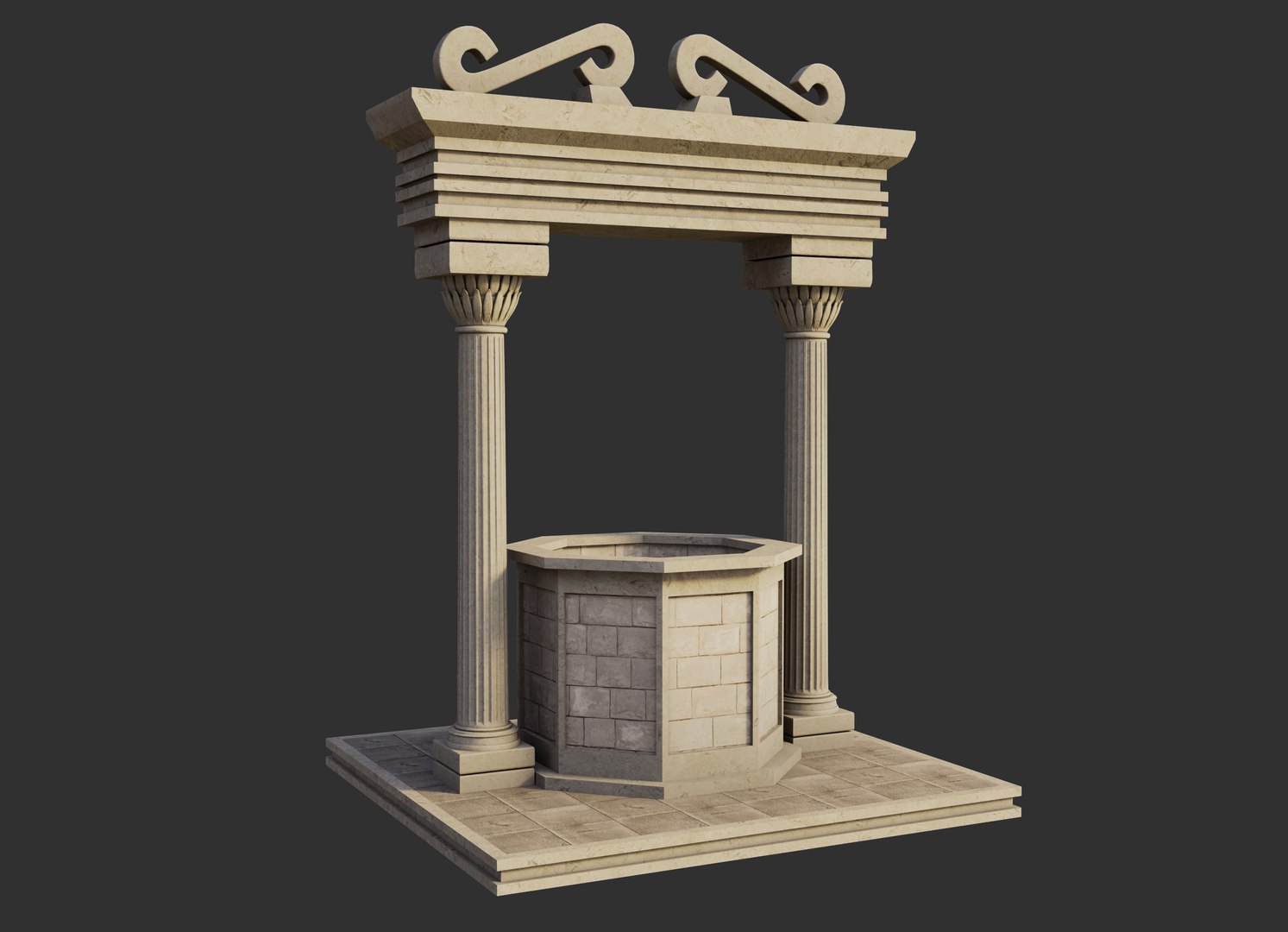 3D Ancient Roman Well https://p.turbosquid.com/ts-thumb/7A/Yd32hE/Ws/fount2/jpg/1762862729/1920x1080/fit_q87/15f5be8a90ee66554485c9f4b7daeb8c6c0316fc/fount2.jpg