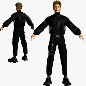 OUTFIT STREETKID STELL GARMENT 3D model