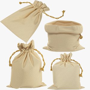 3D Jute Bags Collection V4