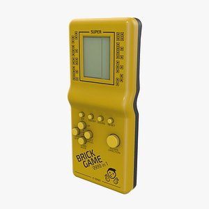 Tetris Brick Game - Yellow model