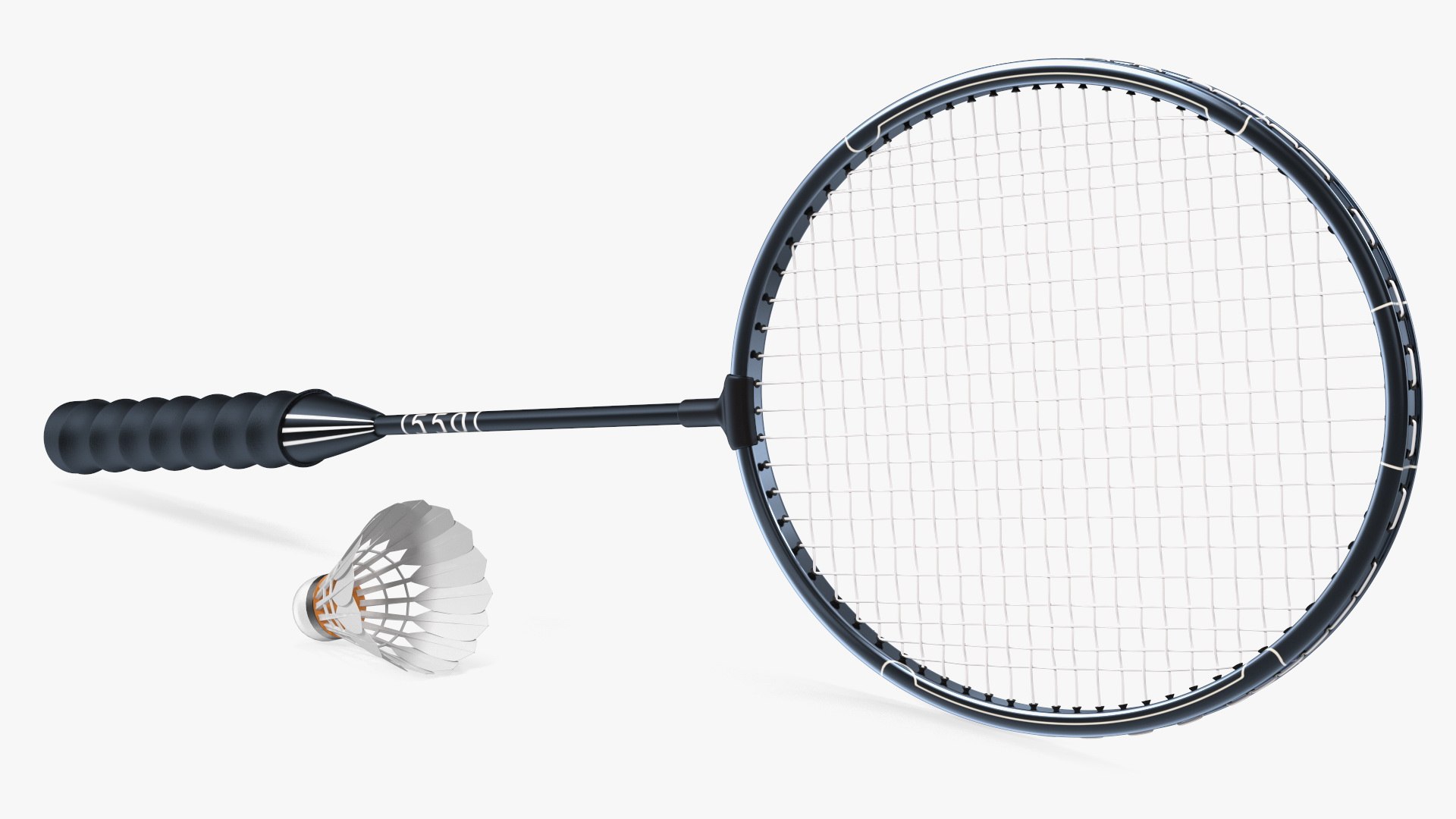 3D Professional Carbon Fiber Badminton Racket And Feather Shuttlecock