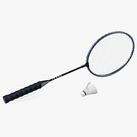 Professional Carbon Fiber Badminton Racket and Feather Shuttlecock
