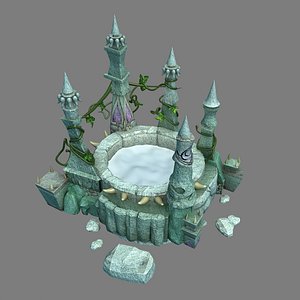 3D gangs demon cave - model
