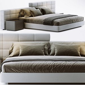 3D Minotti Lawrence Bed