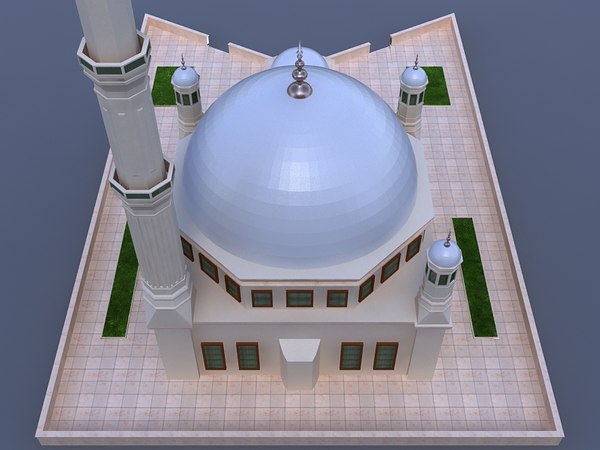 3d mosque