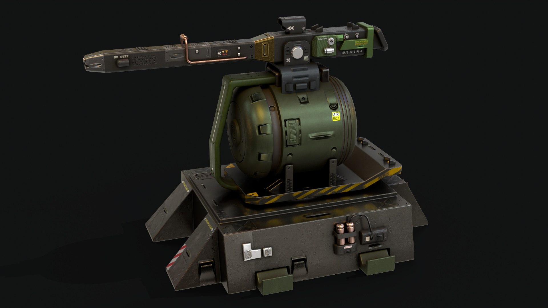 3D model Sentry Turret - TurboSquid 2001767