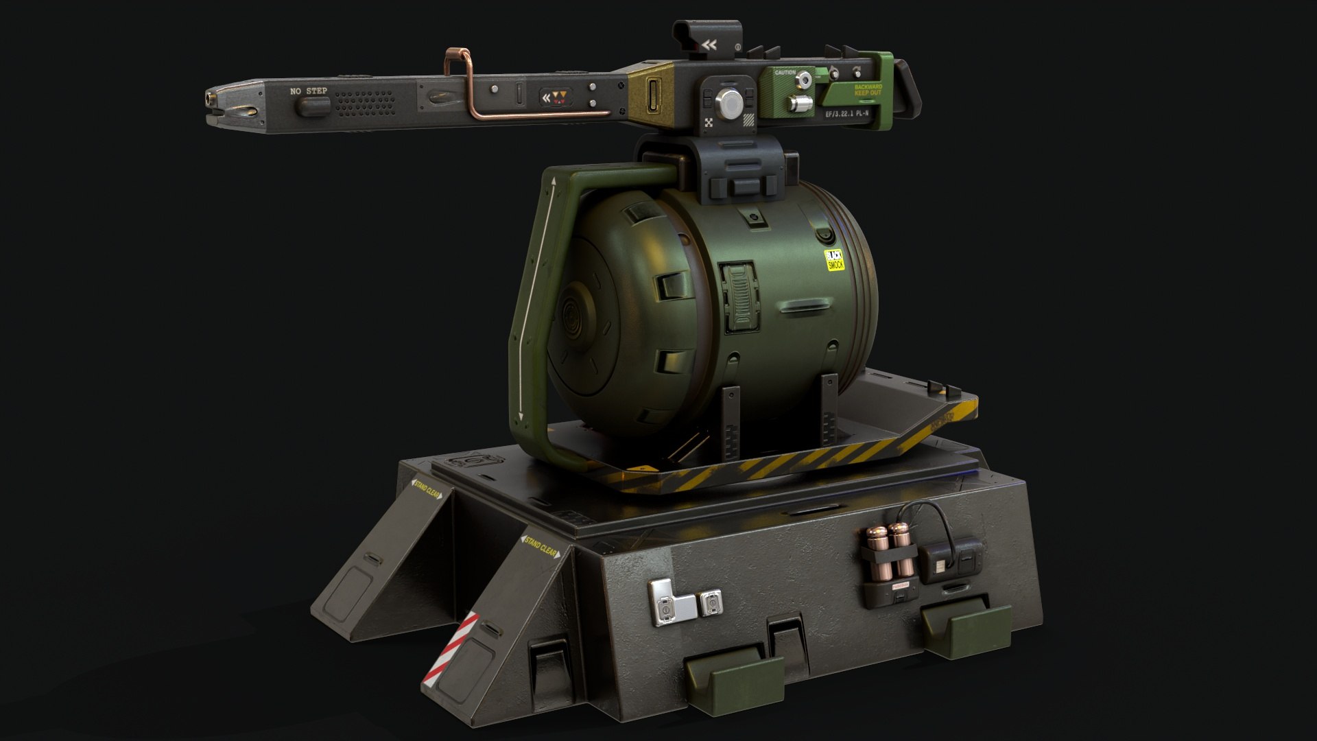 3D model Sentry Turret https://p.turbosquid.com/ts-thumb/7A/n2GTbN/pI/1006/jpg/1671257553/1920x1080/fit_q87/dd7e6972c32187e47e5864872ab7f55c21eac08b/1006.jpg