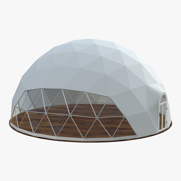 modelo 3d Domo geodésico V4 prensado - TurboSquid 2085593