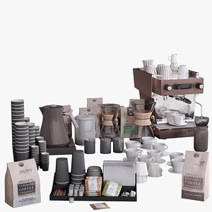 Set for Coffee Shop model