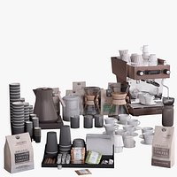 Set for Coffee Shop