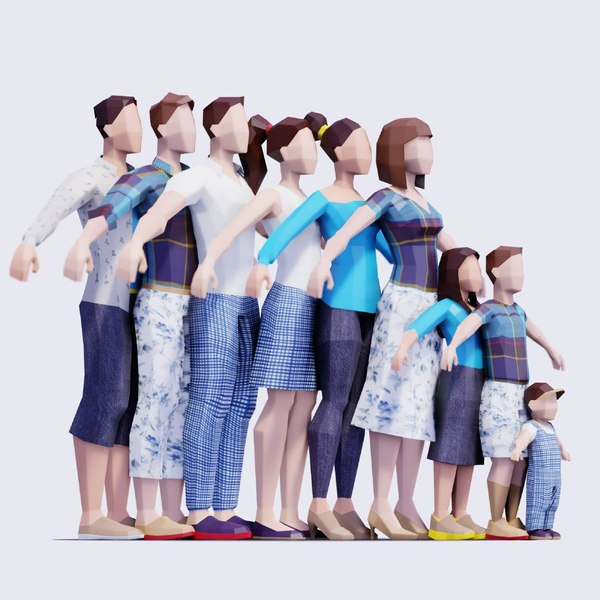 Spring People Pack - Rigged and Animated 3D model - TurboSquid 2038627