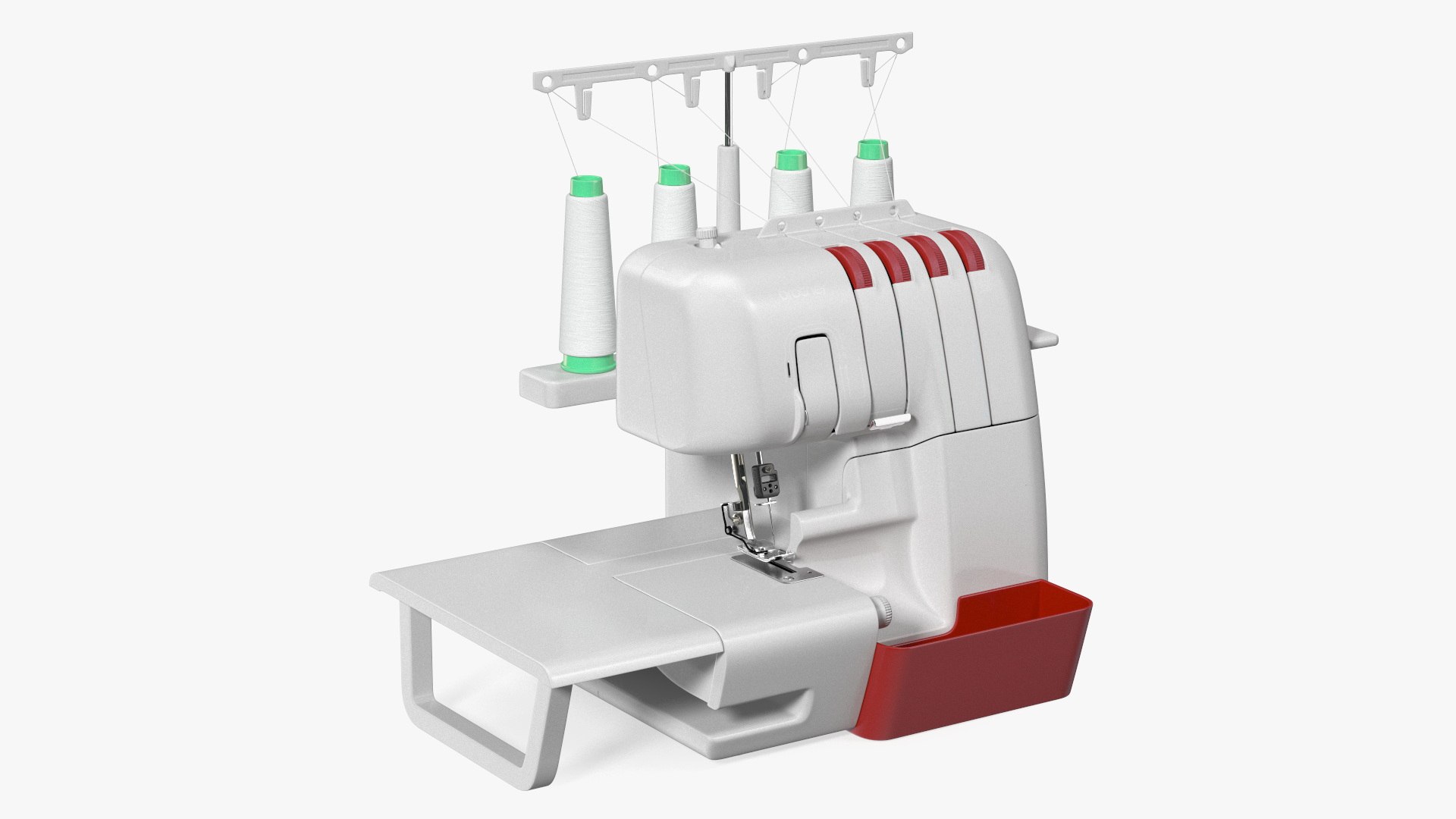 Overlock Sewing Machine 3D model preview
