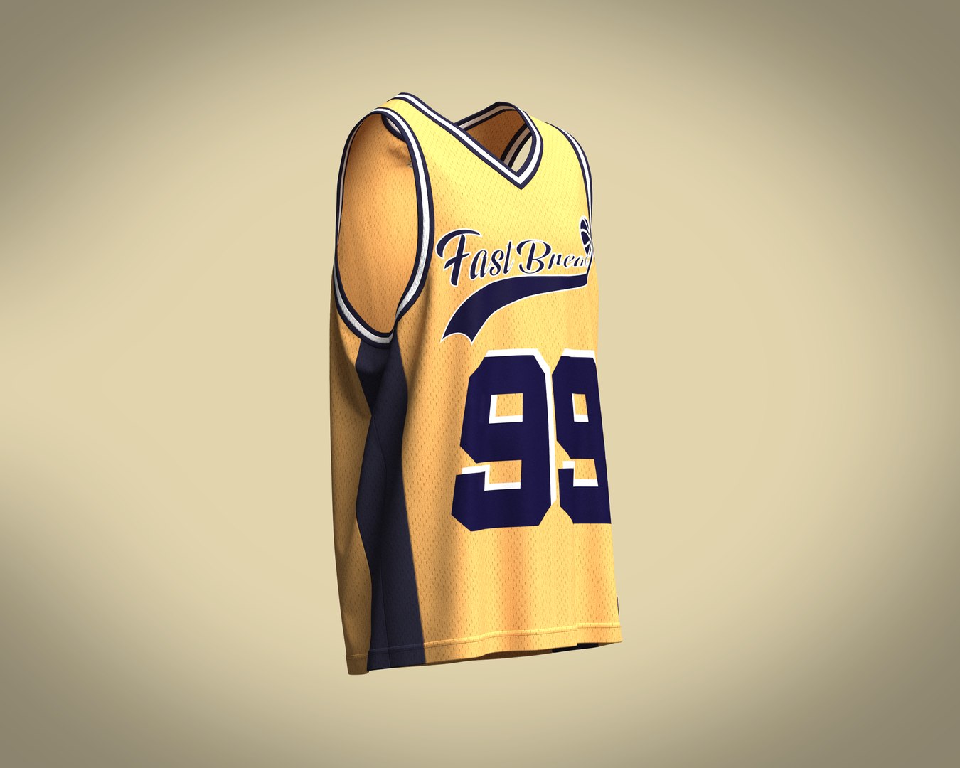 3D Mens Basketball Jersey Model - TurboSquid 2115796