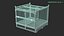 3D Collapsible Mesh Metal Pallet Cage