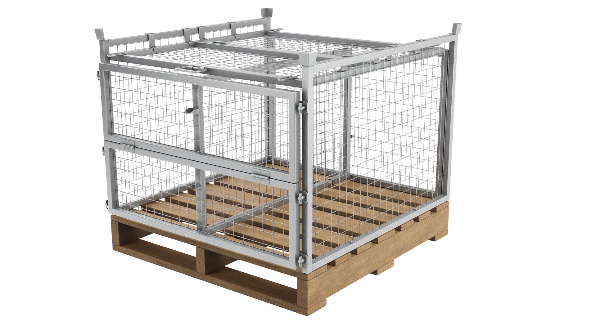 3D Collapsible Mesh Metal Pallet Cage https://p.turbosquid.com/ts-thumb/7B/8jqMse/Rb/cage_0012/jpg/1743331799/1920x1080/fit_q87/7155948b032d798b9c985ad79670161fa3ebe070/cage_0012.jpg