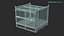 3D Collapsible Mesh Metal Pallet Cage
