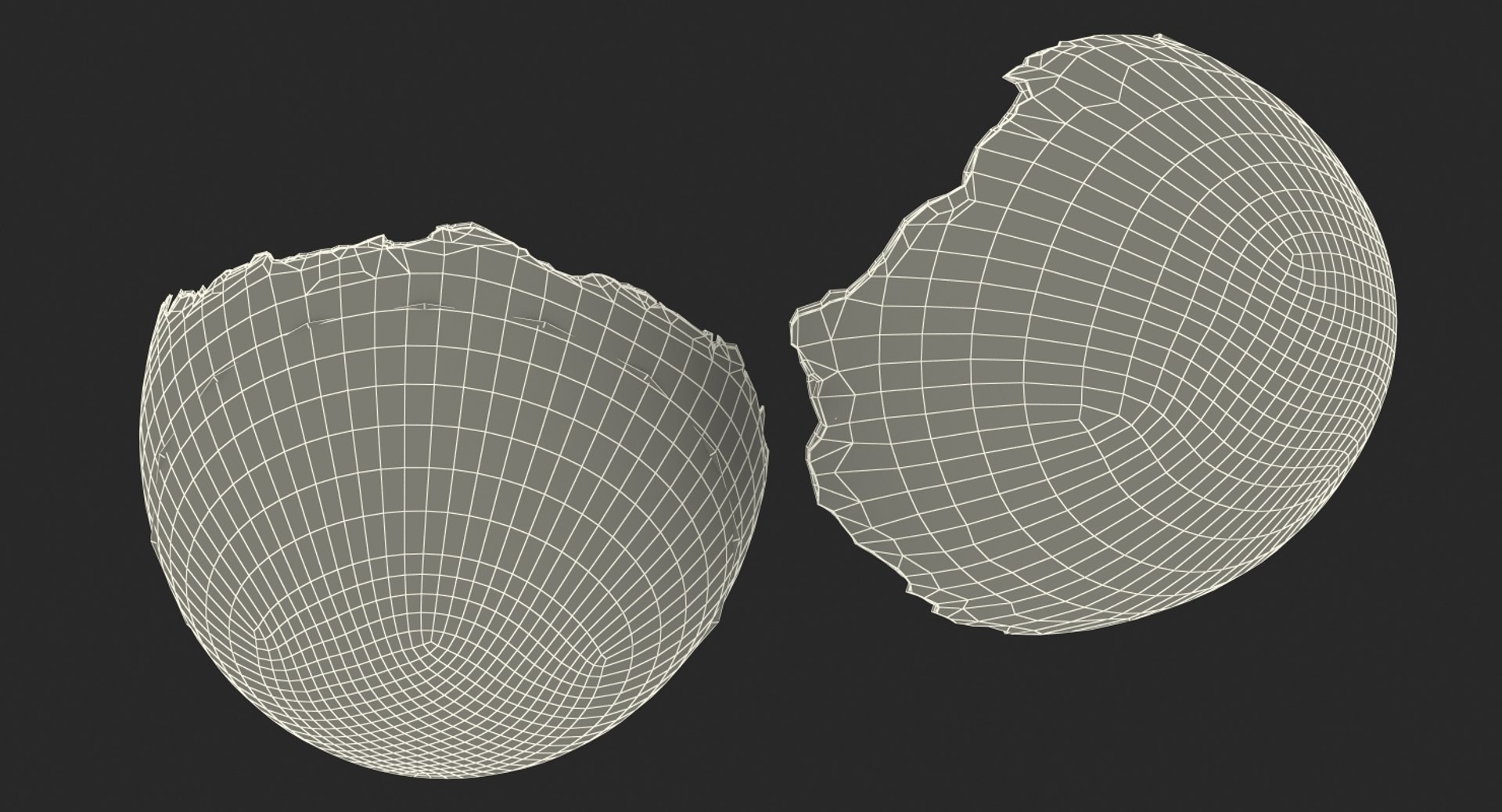 3D cracked egg shell https://p.turbosquid.com/ts-thumb/7B/D5FI68/MDLvx7az/crackedeggshell3dmodel014/jpg/1537479158/1920x1080/fit_q87/d6906700bb5cb035120881b2c08a2282563332e2/crackedeggshell3dmodel014.jpg