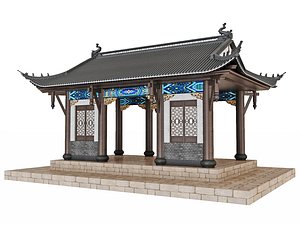 3D Ancient Japan Pavilion model