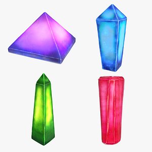 Magic Crystal Collection 3D model