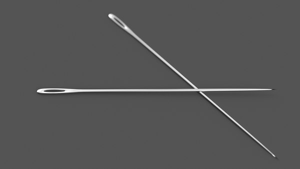 Sewing Needle 3D model