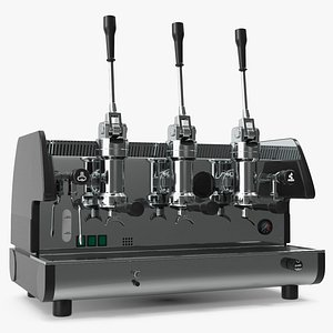 Commercial Pull Lever Espresso Machine 3 Groups