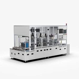 Automatic Soft Pack Battery Tearing Machine 3D model