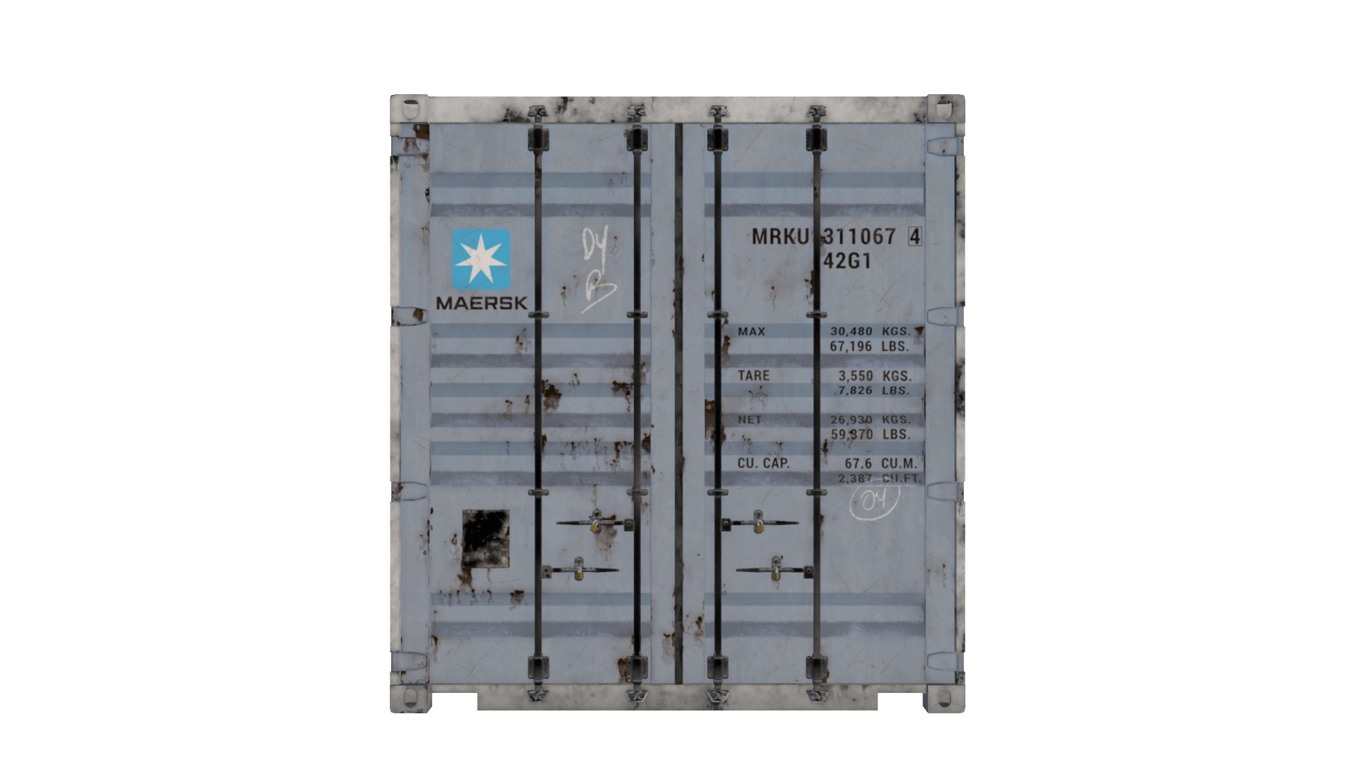 Container Model - TurboSquid 2376109