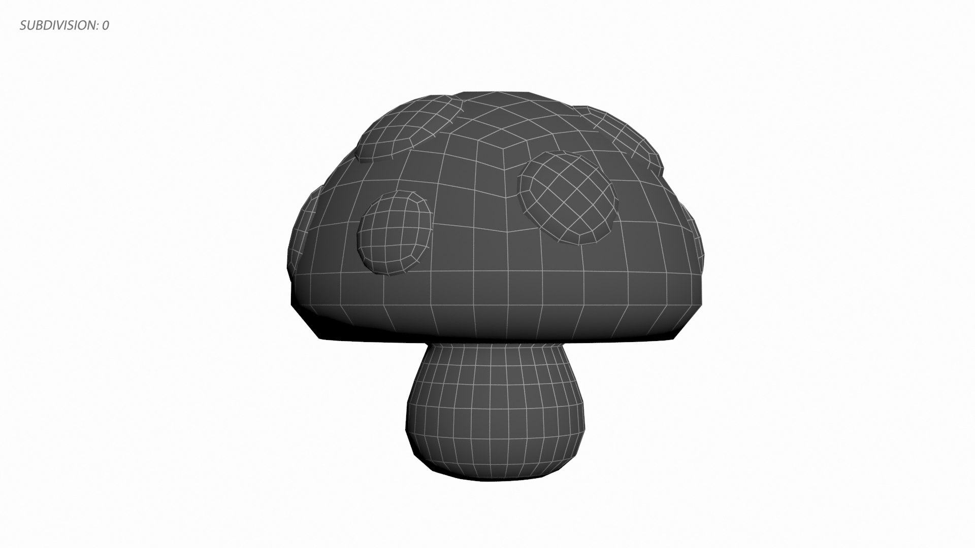 3D Cartoon Mushroom Model - TurboSquid 2103769