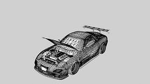 mazda rx7 3D model