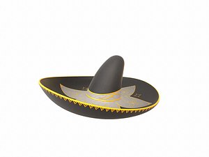 mexican hat 3D model