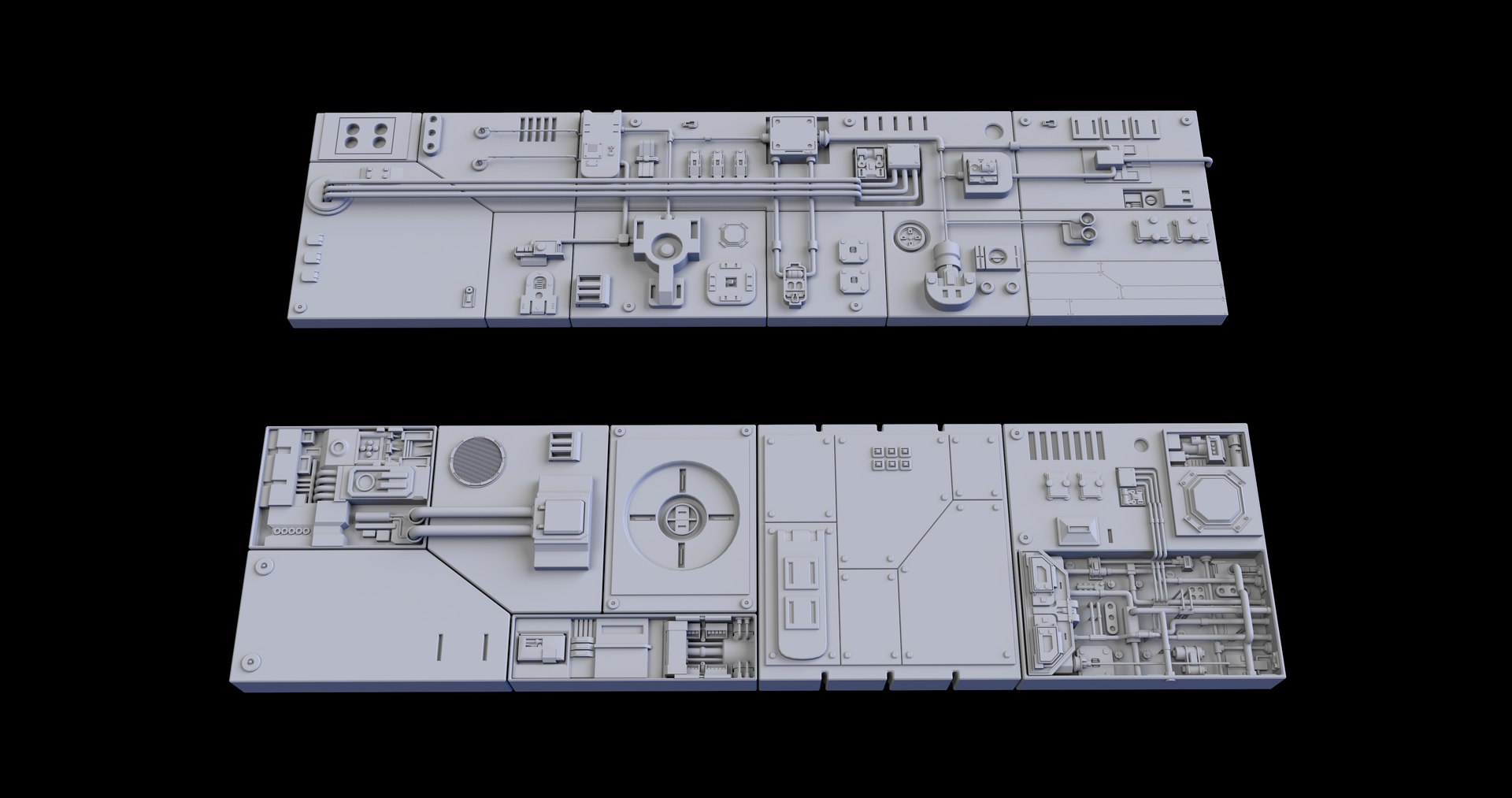3D Sci Fi Greeble - TurboSquid 1692827