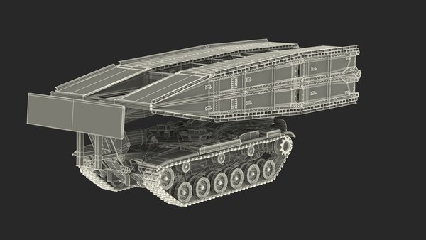 3D Green Armored Vehicle Launched Bridge AVLB M60A1 - TurboSquid 2022418