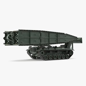 Green Armored Vehicle Launched Bridge AVLB M60A1