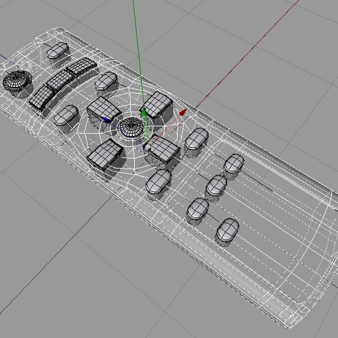 remote control 3d model