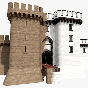 3D Medieval Castle 3D Modular kit