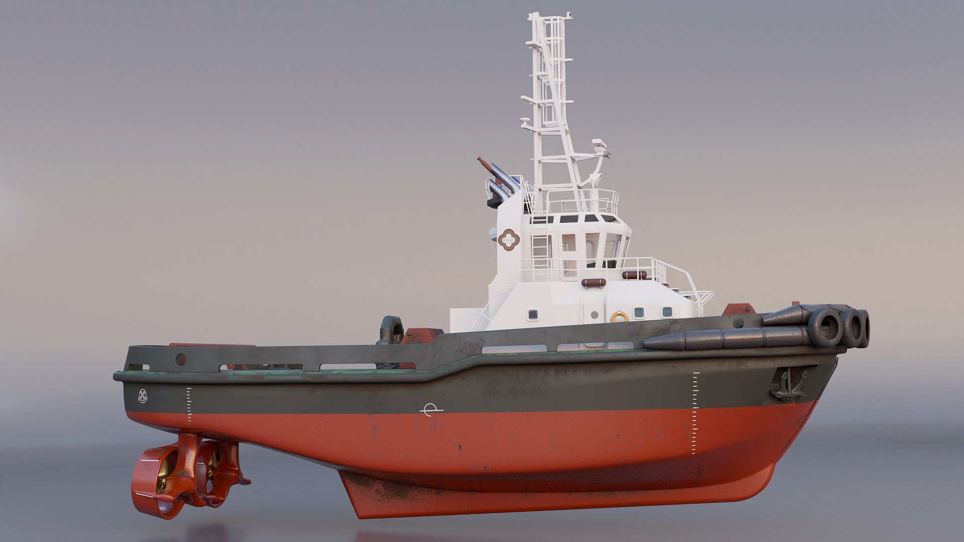 Tugboat PBR 3D Model - TurboSquid 2263783