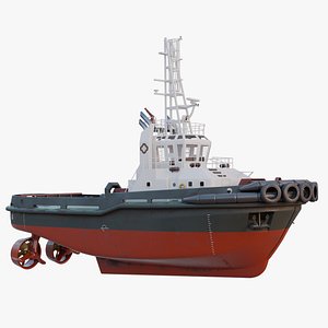 Tugboat PBR 3D model
