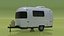 3D model Airstream Travel Trailer Rigged