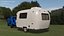 3D model Airstream Travel Trailer Rigged