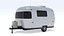 3D model Airstream Travel Trailer Rigged