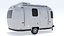 3D model Airstream Travel Trailer Rigged