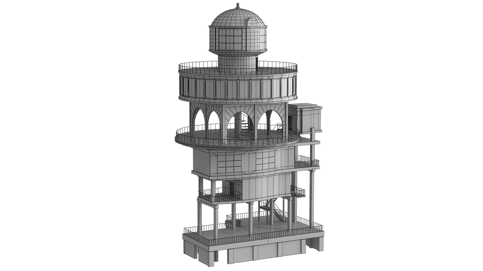 3D Building Castle Rust - TurboSquid 2420863