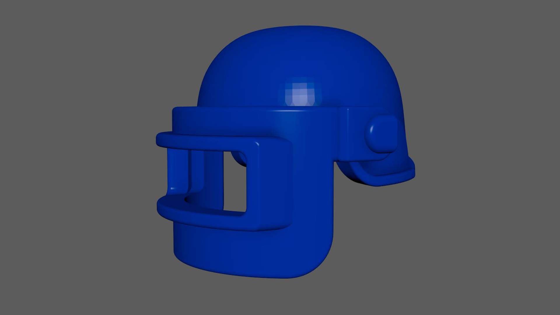 3D Lego Helmet model TurboSquid 1855212