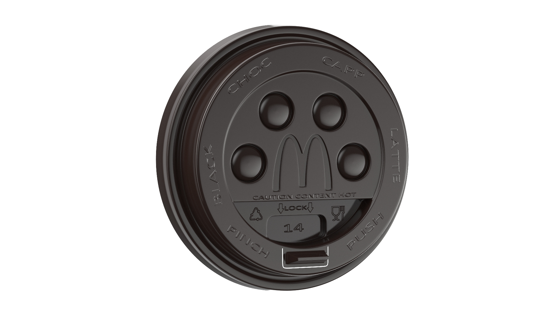 3D Detailed Mc Cup Lid TurboSquid 2005445