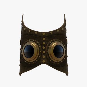Steampunk Mask 01 3D model
