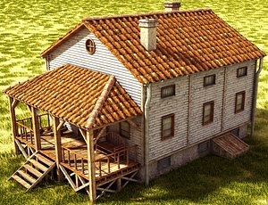 wooden planks 3d model