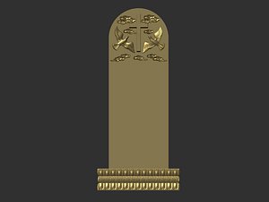 3D tombstone