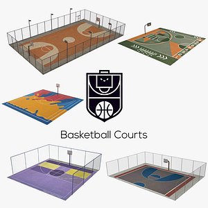 basketball court  collection 3D